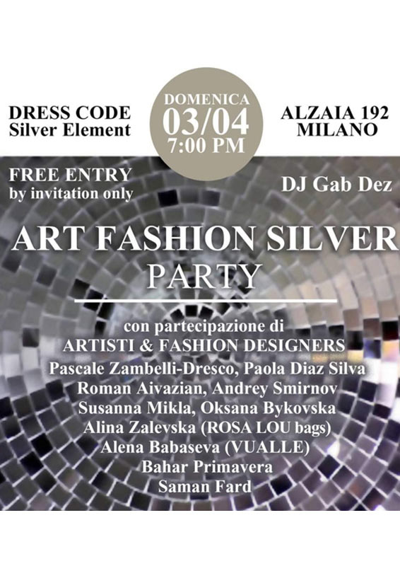 RED ART SILVER PARTY
